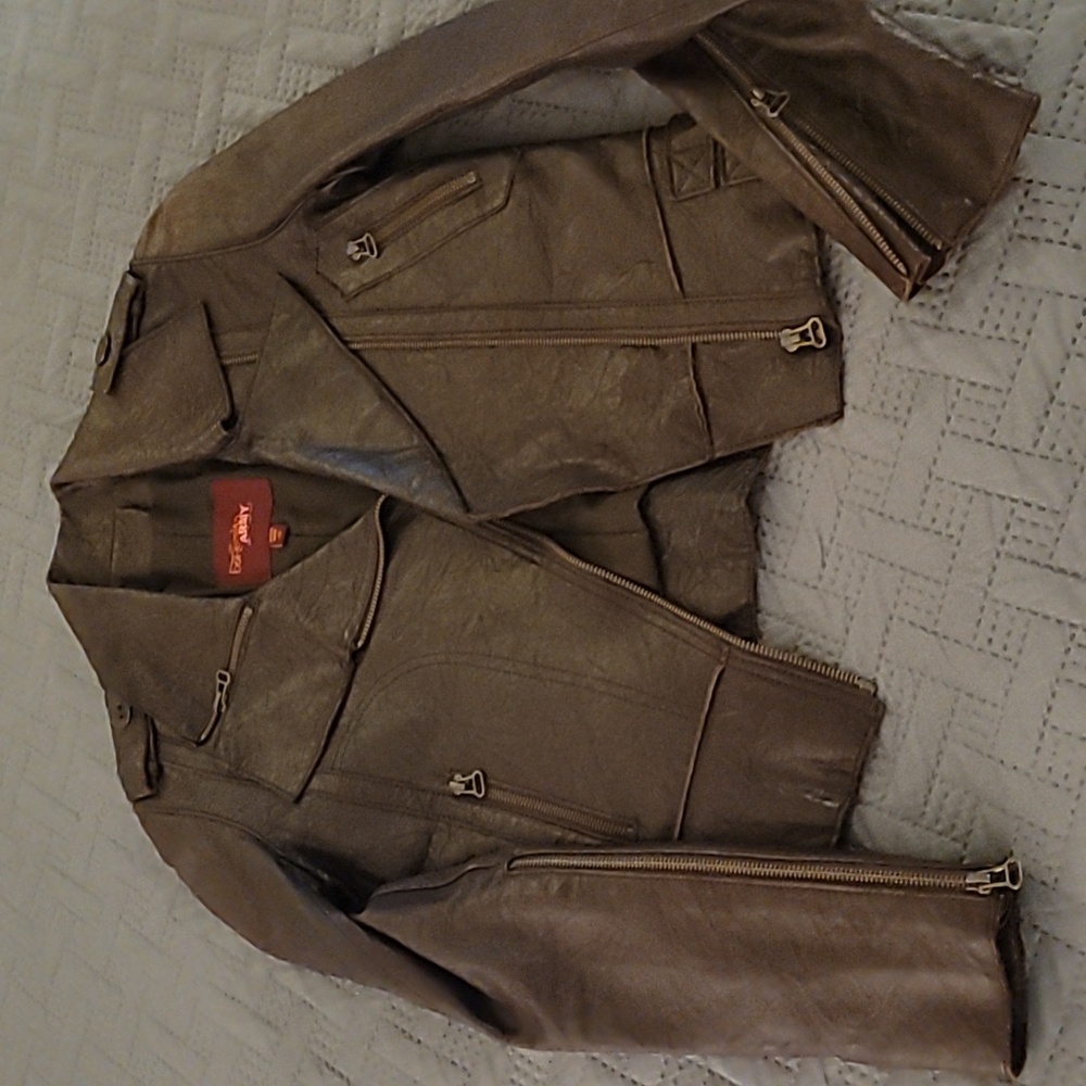 Bohemian Army Leather Jacket
